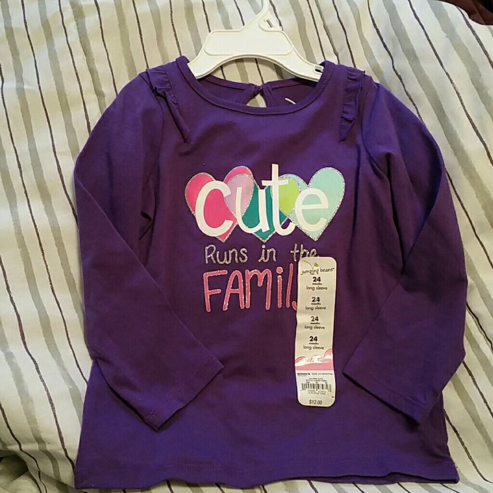 "Cute Runs in the Family" Toddler Shirt